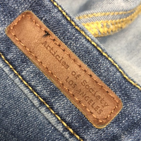 PREMIUM ARTICLES OF SOCIETY MID-RISE SKINNY JEANS 27x25 ⭐️ - Picture 4 of 13